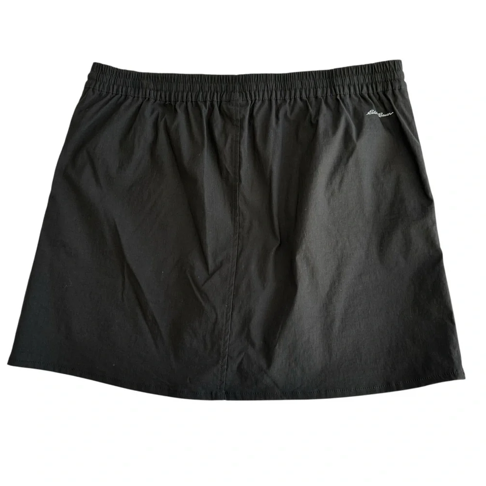 Eddie Bauer Black Tulip Hem Women's Skort, Medium